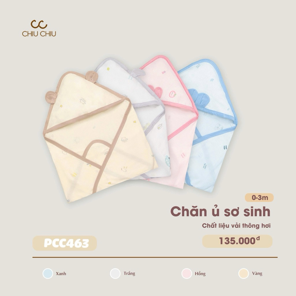 (Nhùn nhùn)Ủ choàng thông hơi Chiu Chiu dành cho hè thu