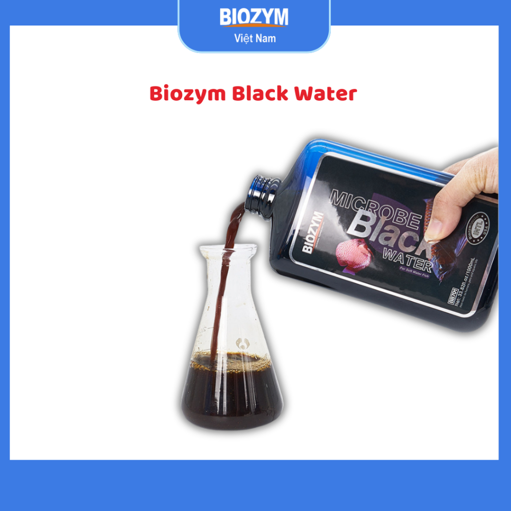 Biozym Black Water - Nước đen tạo môi trường tự nhiên cho cá dĩa, cá rồng và dưỡng cá khoẻ mạnh