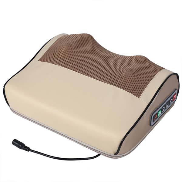 Gối Vàng Massage 20 Bi Thế Hệ Mới Máy Mát Xa Trị Liệu Cổ Vai Gáy, Lưng, Bắp Chân - Tích Hợp Nhiệt Hồng Ngoại