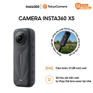 [Pre Order][TokyoCamera]Camera hành trình Insta360 X5  hỗ trợ quay 7K60fps bảo hành chính hãng 12 tháng