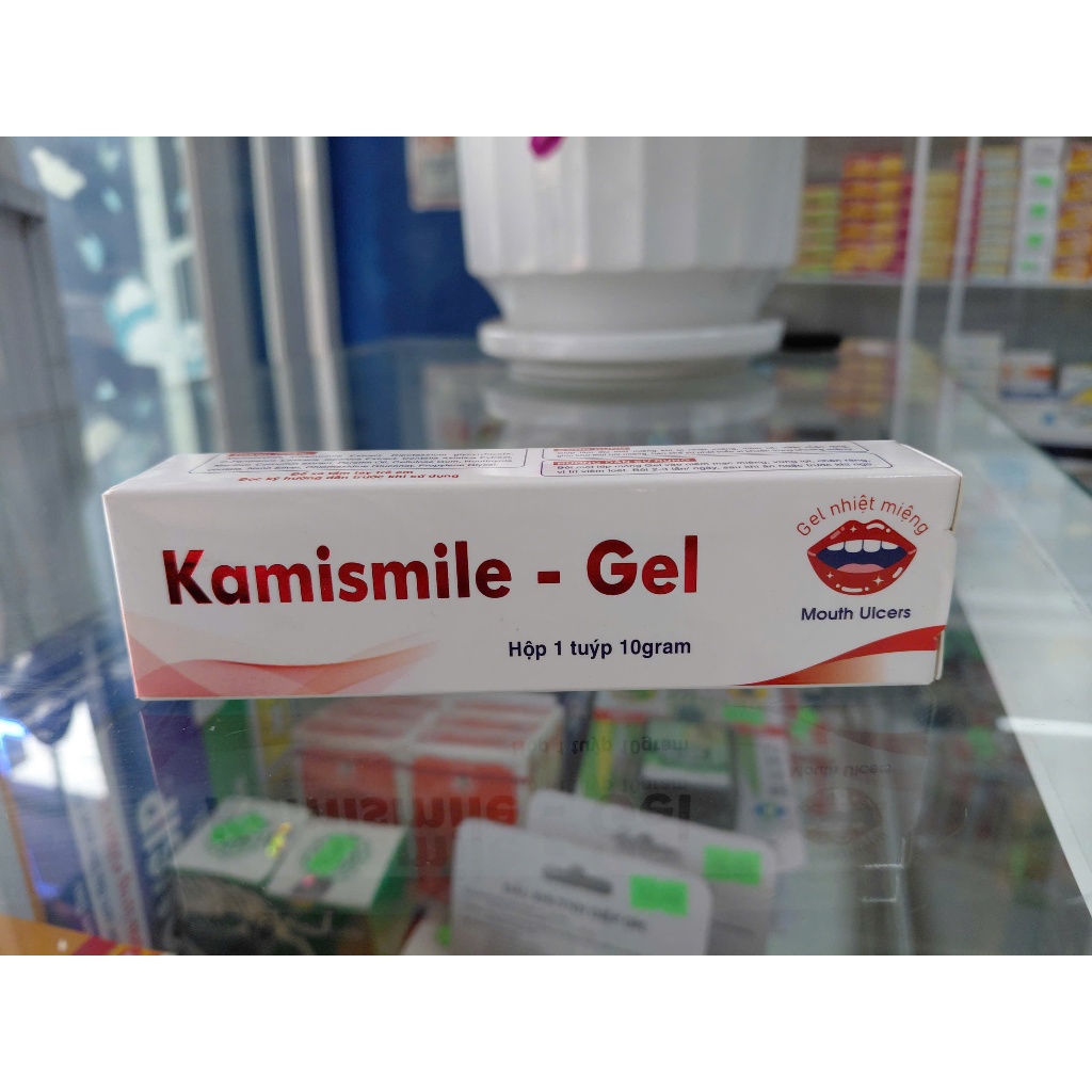Gel nhiệt miệng Kamismile 10gr tương tự Kamistad an toàn cho trẻ nhỏ