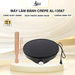Máy Nướng Bánh Crepe 30cm Máy Làm Bánh Cuốn Cao Cấp Công Suất 1000W Máy Tráng Bánh Alizz-13567