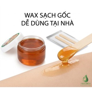 Wax Lông + Mỡ Trăn Triệt Lông ( Wax+Mỡ trăn+1Set Giấy và 2Que) wax lông veo triệt lông vĩnh viễn