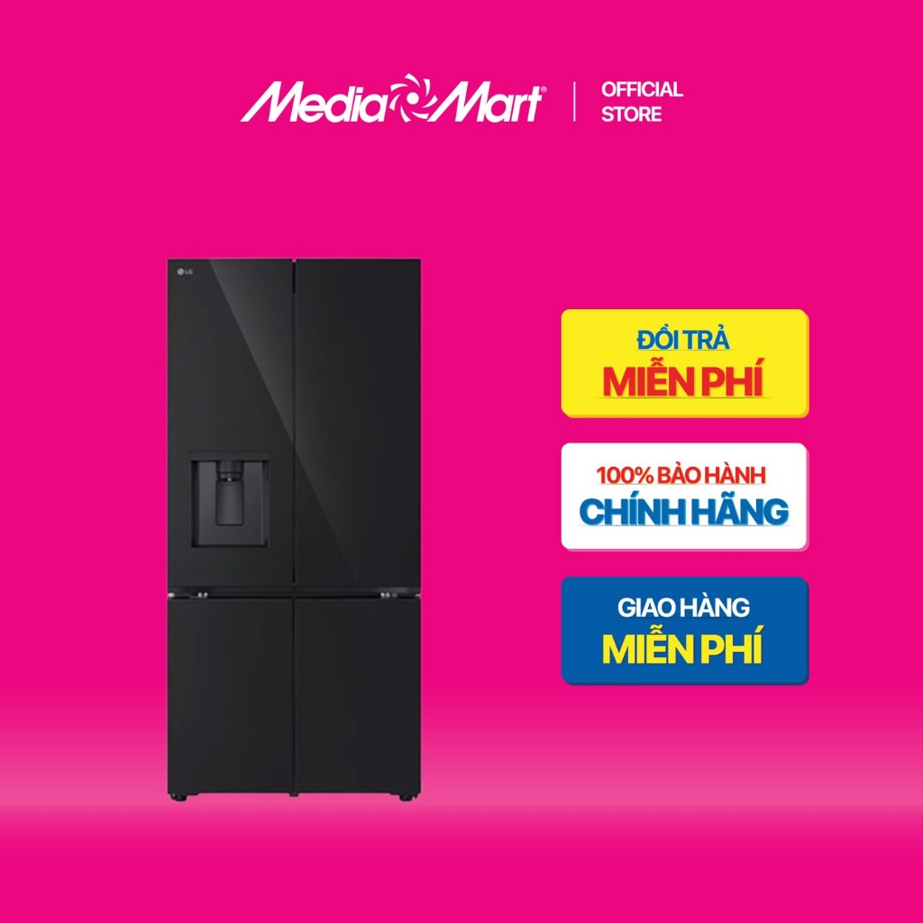 [ Mediamart Mall ] Tủ lạnh LG Inverter 607 Lít Multi Door LFD61BLGA BH chính hãng,Ship 0đ