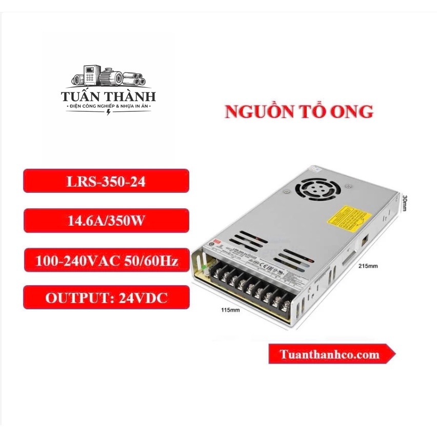Nguồn 24VDC 350W LRS-350-24