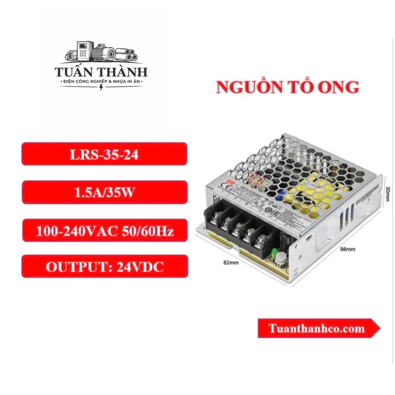 Nguồn 24VDC 35W LRS-35-24