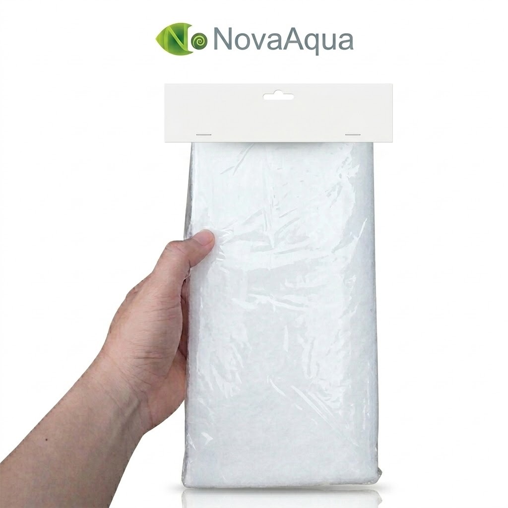 Bông lọc nước bể cá - bông lọc nước hồ cá, vật liệu lọc nước bể cá cảnh, bể thủy sinh