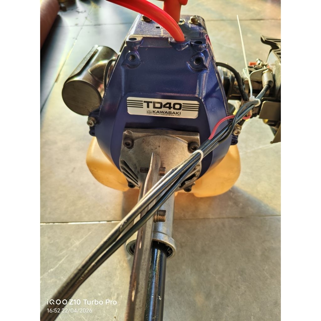 Tem Máy Cắt Cỏ Kawasaki TD40/48 | Tem Dán TD40/48 Chống Nước, Bám Dính Tốt