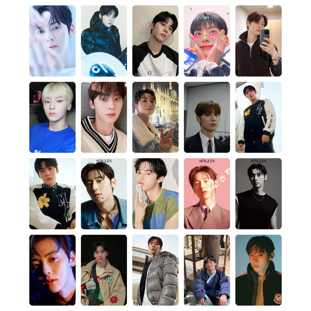 Lomo card HMH-A100 ảnh bo góc 1 mặt Hwang Min Hyun - IG