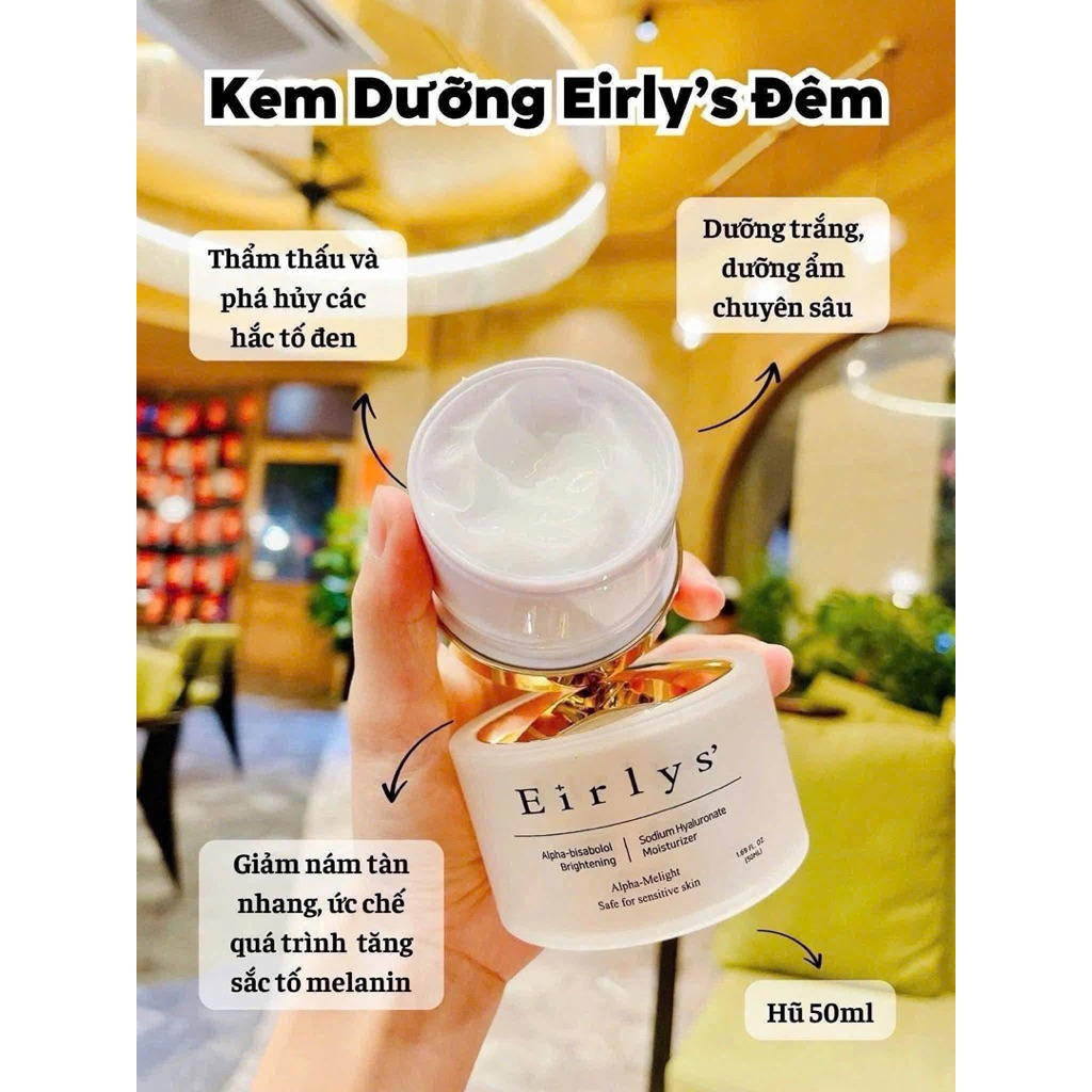 Kem Dưỡng Da Ban Đêm Eirly's Mờ Nám- Thâm Mụn - Tàn Nhang