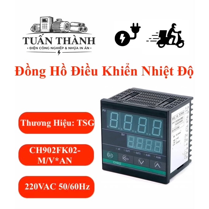 [LOẠI TỐT] Bộ Đồng Hồ Điều Khiển Nhiệt Độ CH902