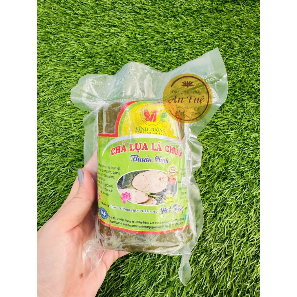 [CHỈ SHIP HOẢ TỐC TP HCM] CHẢ LỤA LÁ CHUỐI VĨNH TƯỜNG 500G
