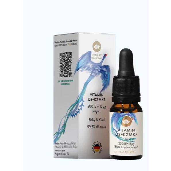 Vitamin D3 +K2Mk7 200IE Lọ Thủy Tinh