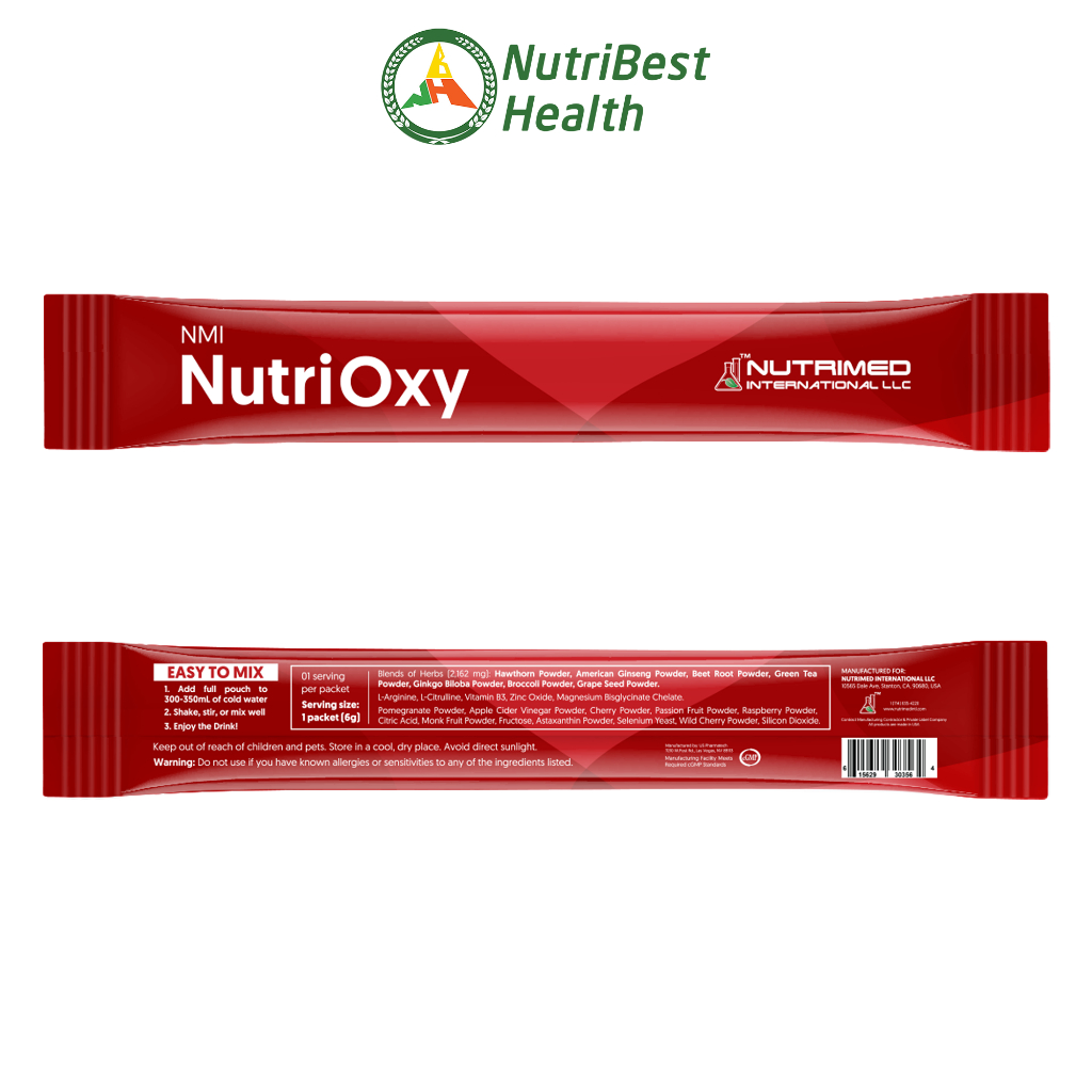 Gói lẻ - Thực phẩm bổ sung NMI NUTRIOXY, Dinh dưỡng tự nhiên cho sức khoẻ toàn diện