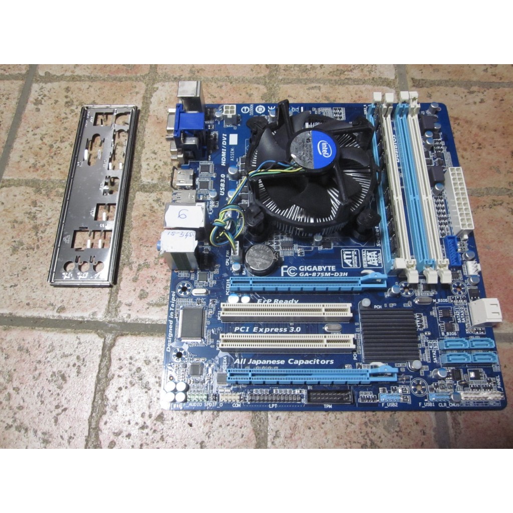 GA-B75M-D3H Socket: LGA 1155 tương thích với CPU Intel Core thế hệ thứ 2 và thứ 3