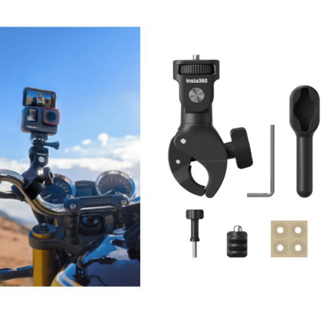 Phụ Kiện Insta360 Heavy Duty Clamp – Kẹp Gắn Camera Cho GO Ultra / X5 / Ace Pro 2 / GO 3S | Chính Hã