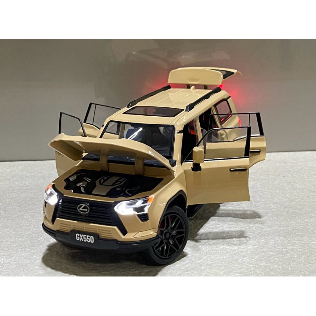 Mô hình xe LEXUS GX550 2026 tỷ lệ 1:24 Kim loại