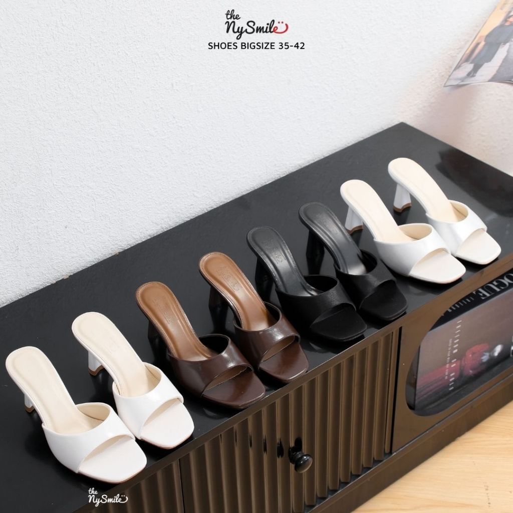 Giày cao gót 5cm 35 - 42  DÉP GUỐC 5P mang đi làm đi tiệc - The Nysmile - HICUT
