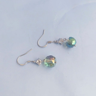 Bông tai móc câu treo pha lê xinh đẹp dễ thương
