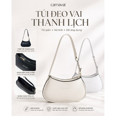 Túi Đeo Vai Nữ Thời Trang Cao Cấp Carnaval - Baguette Bag