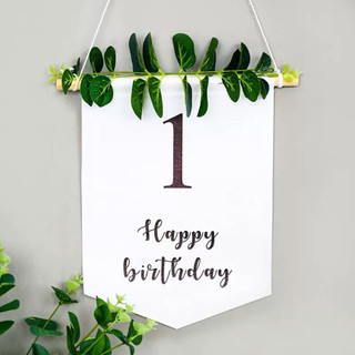 BANNER VẢI TRANG TRÍ SINH NHẬT PHONG CÁCH HÀN QUỐC