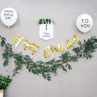 BANNER VẢI TRANG TRÍ SINH NHẬT PHONG CÁCH HÀN QUỐC