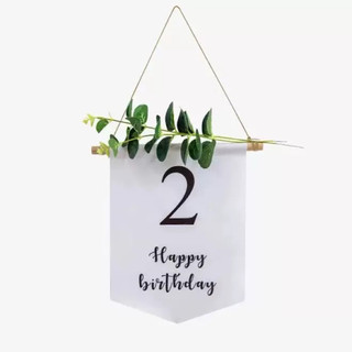 BANNER VẢI TRANG TRÍ SINH NHẬT PHONG CÁCH HÀN QUỐC