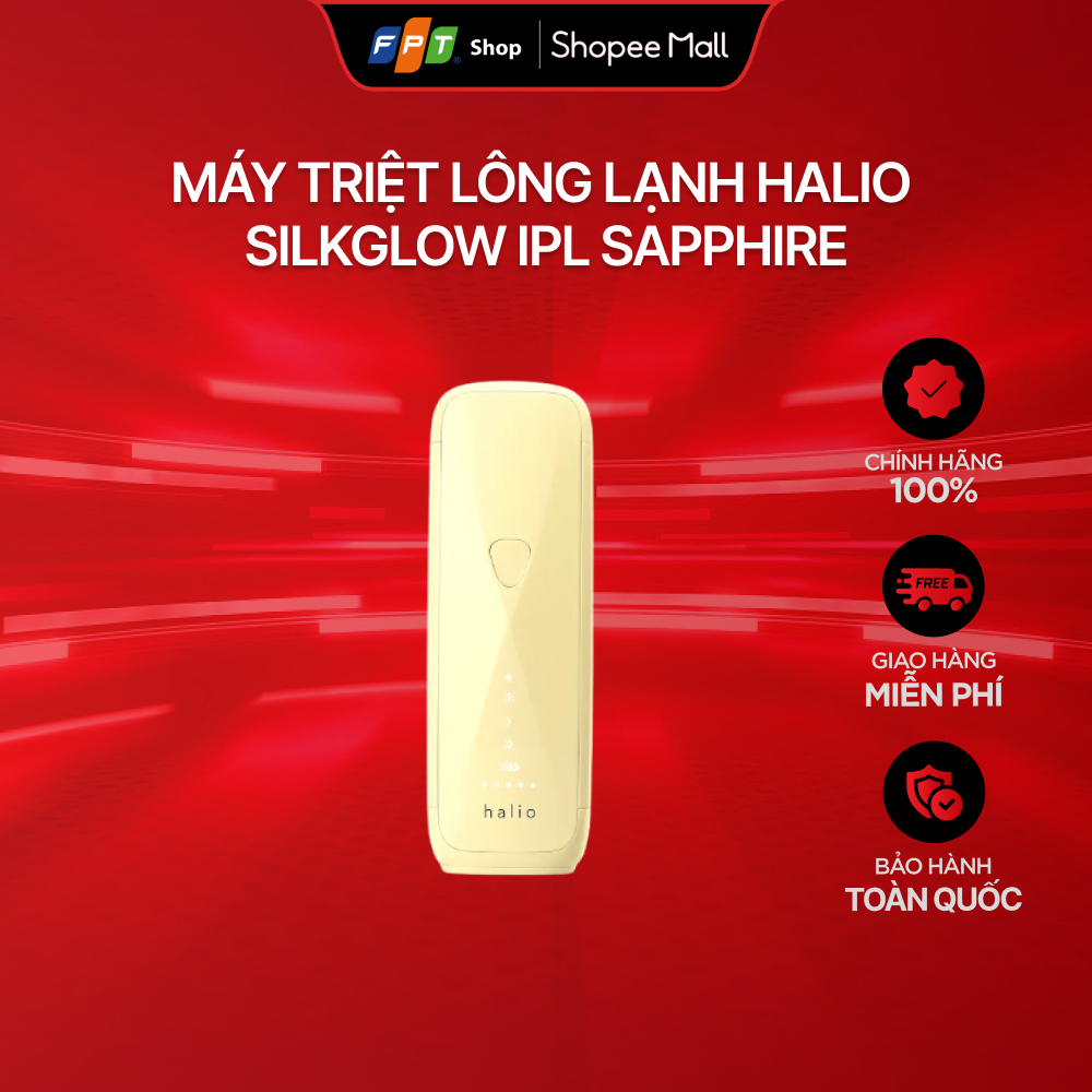 Máy triệt lông lạnh Halio SilkGlow IPL Sapphire