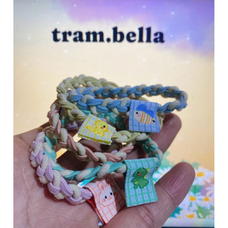 Dây Cột Tóc phong cách hàn quốc tem thỏ tram.bella