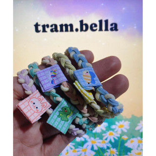 Dây Cột Tóc phong cách hàn quốc tem thỏ tram.bella