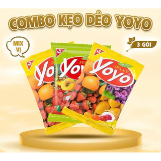 Kẹo dẻo jelly yoyo trái cây/ dâu/ nho/ berry gói 80g
