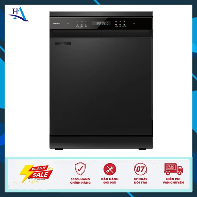 Máy rửa chén độc lập Comfee CDWEF1401HB-W-VN (Free Ship Nội Thành TP.HCM-Ngoài Tỉnh Liên Hệ Shop)