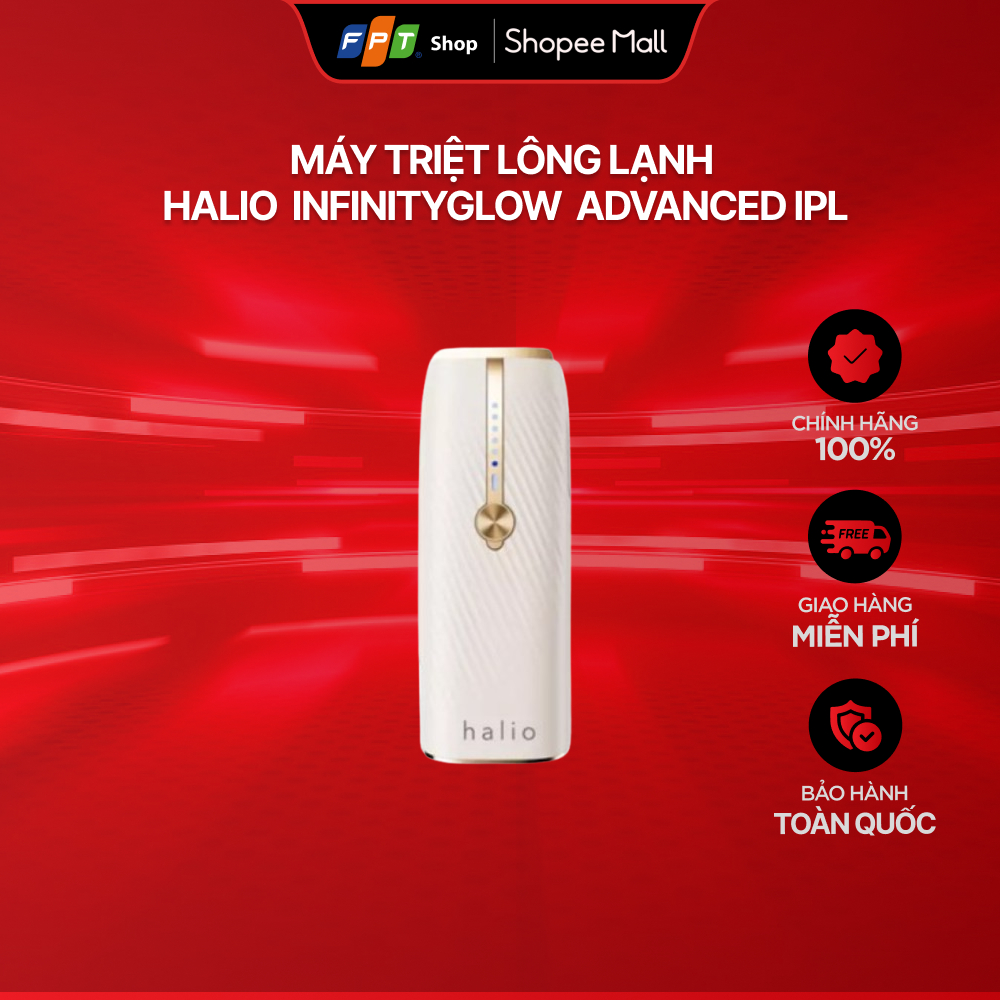 Máy triệt lông lạnh Halio InfinityGlow Advanced IPL