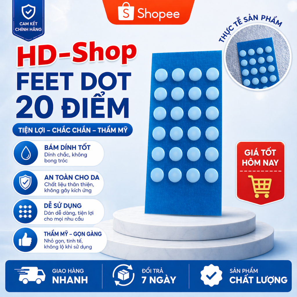 Miếng Dán Feet Dots Chấm Tròn Cho Chuột Gaming