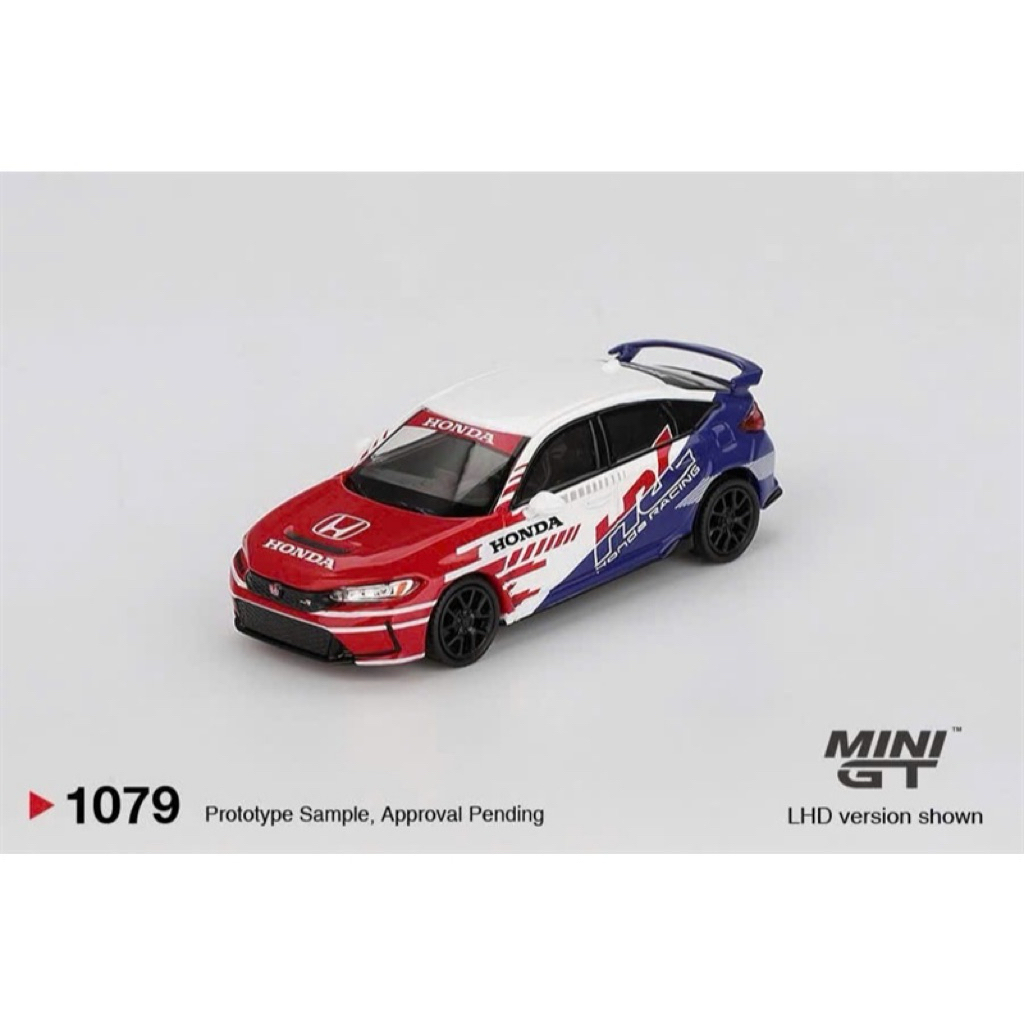 mohinhxeps-1/64_ Mini GT #1079 HONDA CIVIC TYPE R FL5 2024 PACE CAR HRC