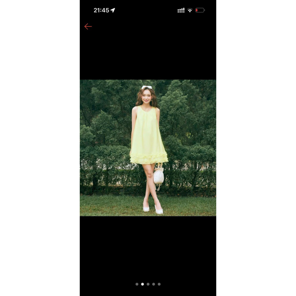 [NEW ARRIVAL] [SUMMER] DOTTIE - Đầm bèo rút nhún ( likenew)