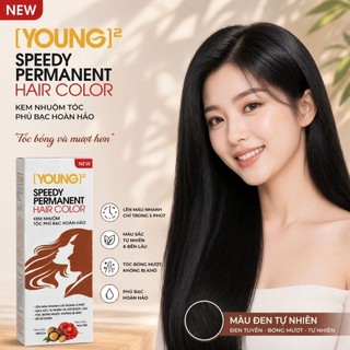 Thuốc nhuộm tóc phủ bạc Young tóc lên màu chuẩn bóng mềm