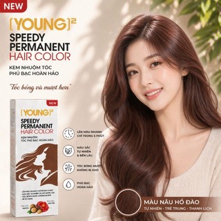 Thuốc nhuộm tóc phủ bạc Young tóc lên màu chuẩn bóng mềm