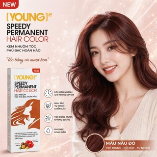 Thuốc nhuộm tóc phủ bạc Young tóc lên màu chuẩn bóng mềm