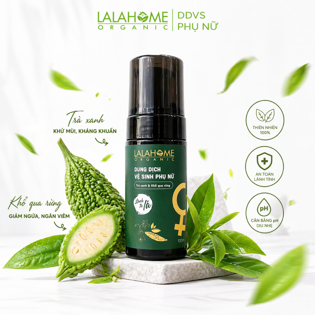 Dung dịch vệ sinh phụ nữ LalaHome Organic 100ml