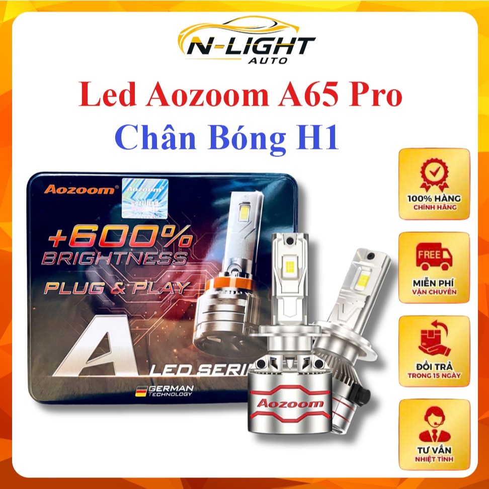 Đèn Led Aozoom A65 -Chân H1- Công Suất 65W