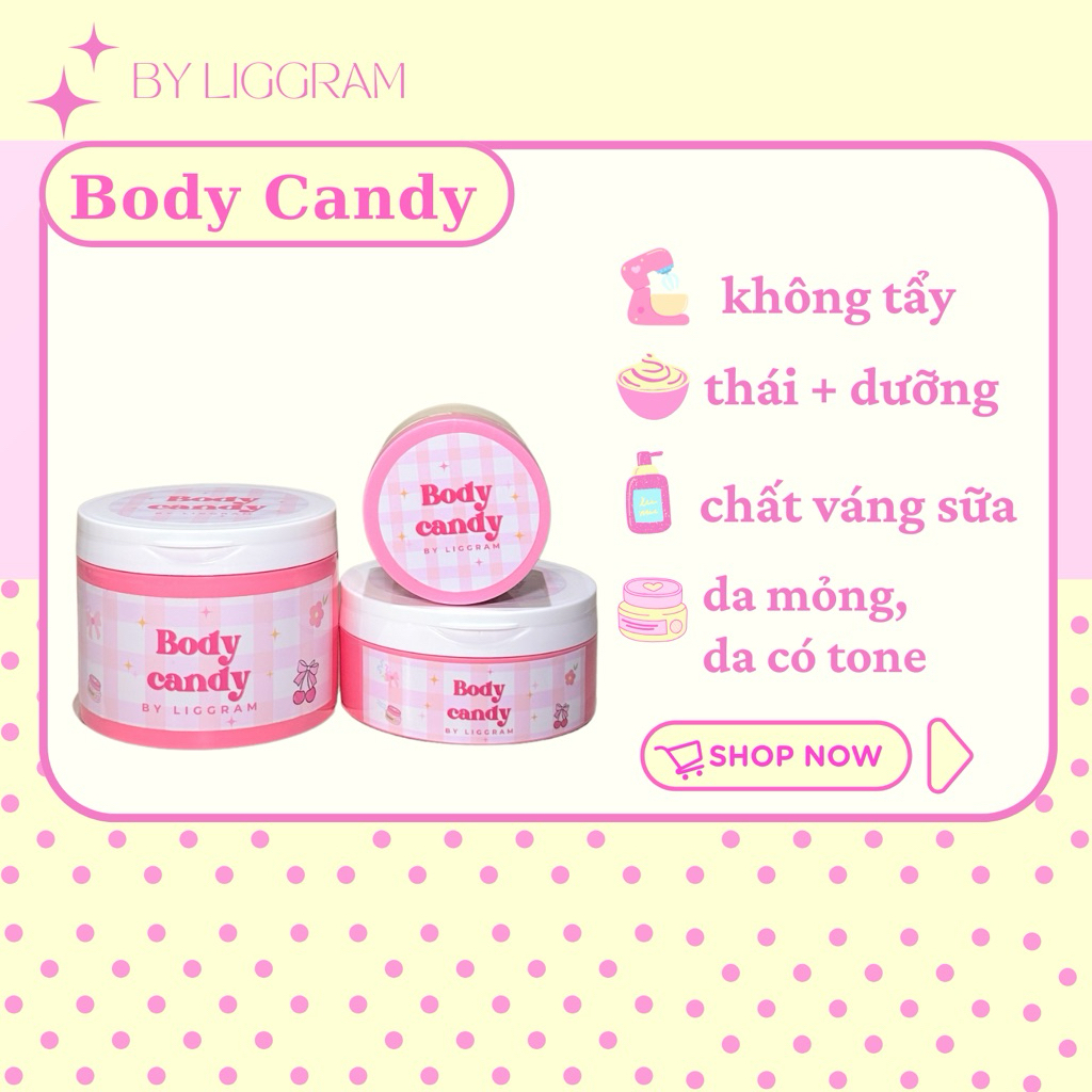 Body Candy - Kem Dưỡng Trắng Da Toàn Thân By Liggram
