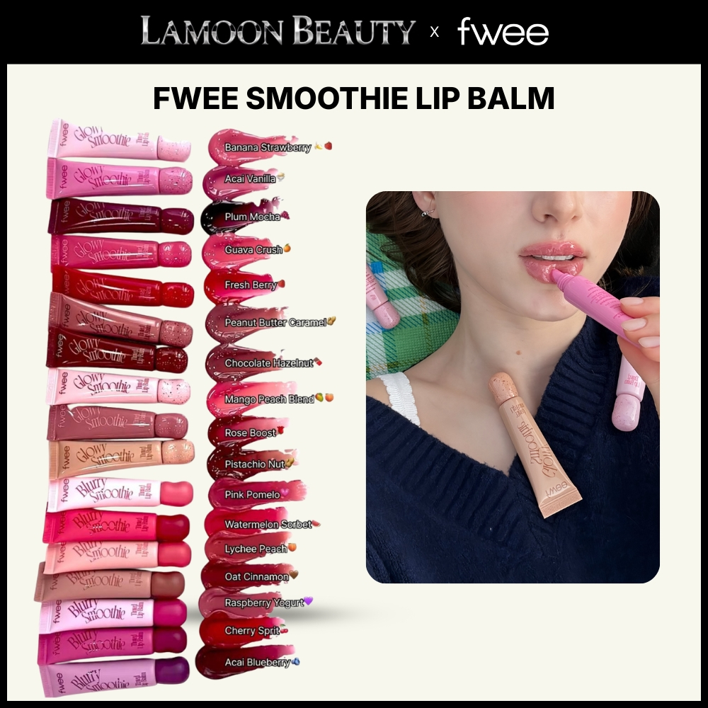 Son dưỡng có màu Fwee Smoothie Lip Balm, môi mọng như cốc smoothie mát lạnh