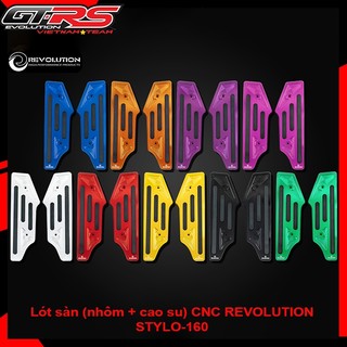[Chính hãng] Lót sàn để chân (nhôm + cao su) CNC REVOLUTION STYLO 160