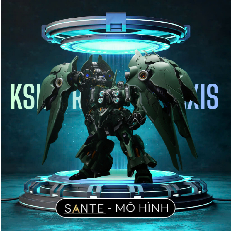 Mô Hình Lắp Ráp1/100 NZ-666 Kshatriya Axis Model - Solomon (Tặng Kèm Base, Decal Nước và LED)