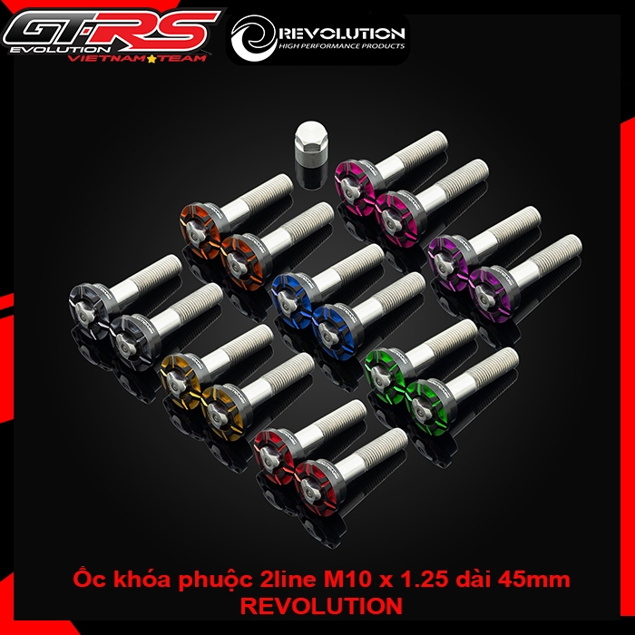 [Chính hãng] Ốc khóa phuộc 2line REVOLUTION