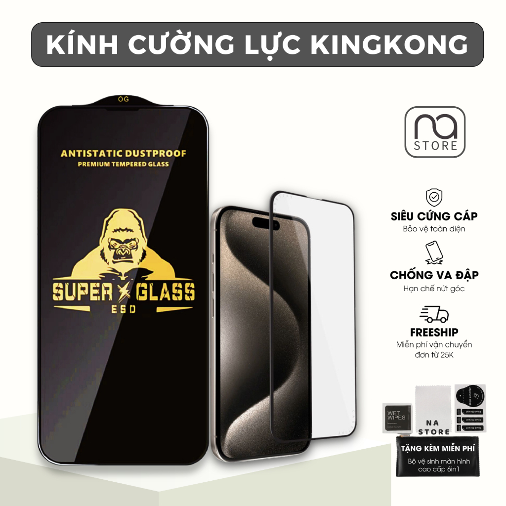 Kính cường lực Vivo Y11 ( VIVO 1906 ) Kingkong full màn|Miếng dán màn hình