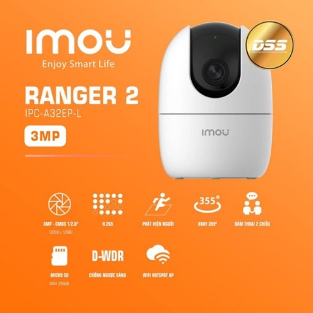 Camera Wifi IMOU IPC A32EP-L
