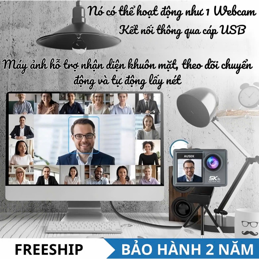 Máy quay hành trình 5k ULTRA HD, Camera hành trình xe máy xe đạp gắn mũ, Máy quay vlog cầm tay | BigBuy360 - bigbuy360.vn