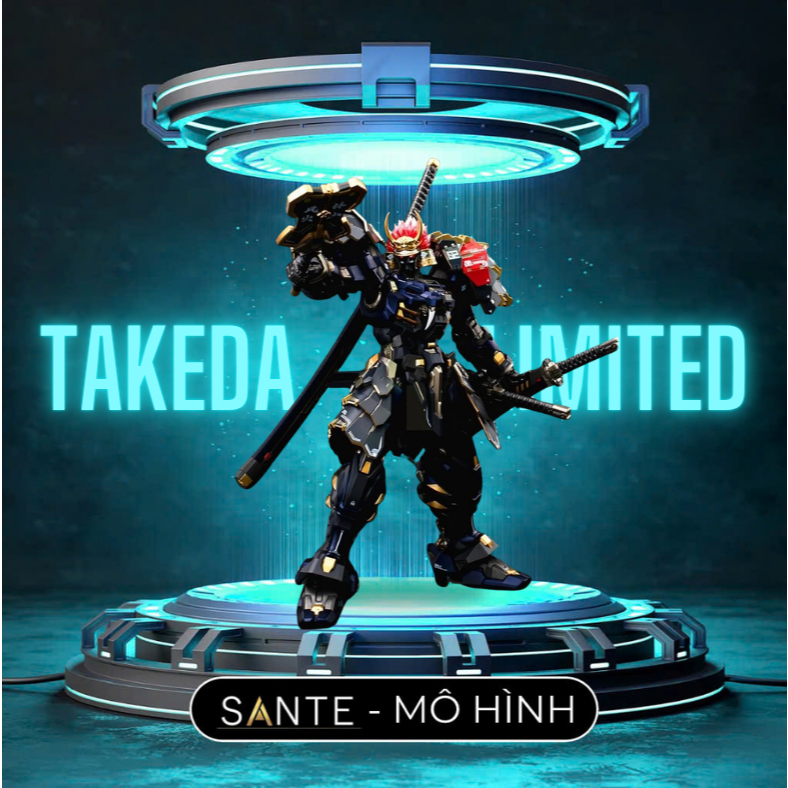 Mô Hình Lắp Sẵn Limited Moshow Toy -MCT-J02 Takeda Shingen Black